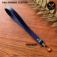 [VALQO] Tali Pendek kulit Sapi Tali Tas Clutch handbag Pouch Tas Wanita Pria