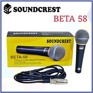 Microphone kabel - Mic Kabel - Mix BETA 58 Soundcrest Mic Karaoke Beta-58