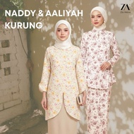 ZOE ARISAH Narisah Naddy Kurung Printed Floral Moden Kebarung Muslimah Baju Raya 2026 Aaliyah Wanita