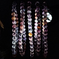 【天然高品彩尖晶石】淨透體彩尖晶 水晶手串手鍊|一物一拍