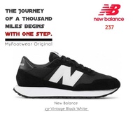 New Balance 237 Vintage Black White, Sepatu New Balance 237 Original