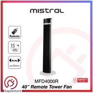 Mistral Tower Fan with Remote - MFD4000R (1 Year Warranty)
