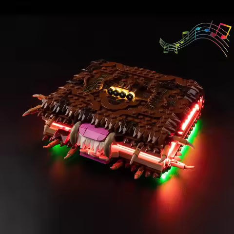 No Model LED Lighting Set Suitable for LEGO Potter Chomping Monster Book of Monsters 76449(Not Inclu