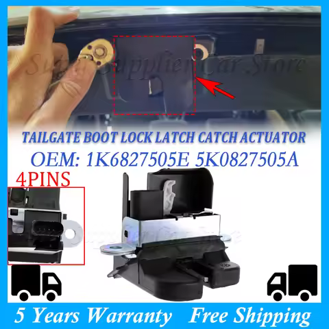 REAR TAILGATE BOOT LOCK LATCH CATCH ACTUATOR FOR VW GOLF MK5 MK6 TOURAN PASSAT B6 B7 1K6827505E 5K08