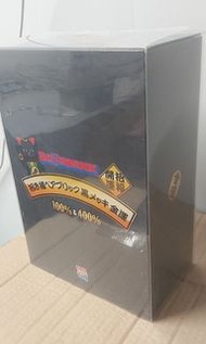 BearBrick招財貓金運黑色100%+400%