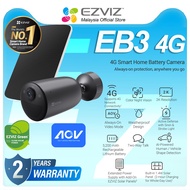 EZVIZ EB3 4G LTE 2K Stand Alone Smart Battery Wireless Outdoor IP CCTV Camera 5200MAH