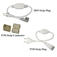 Palam lampu jalur 5730 2835 strip light plug with adapter 5730 connector RGB wifi controller
