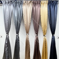 (READY STOCK)  LANGSIR SIAP JAHIT (140 * 220 CM) Dan (140cm x 260 cm)