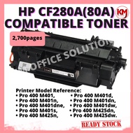 Compatible HP CF280A HP80A LaserJet M401 M401d M401n M401dn M401dne M401dw M401s M425n M425dn M425dw