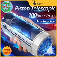 ❤❤ New Leten X Speed TURBO Telescopic Male Masturbator Cup Automatic Piston Heating Sex Machine Adult Sex Toy