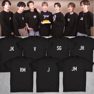 Baju Kaos BTS T Shirt KPOP Short Sleeves T-Shirt Summer Unisex Cotton T Shirt for Men Women S-5XL