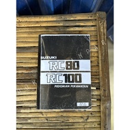 SUZUKI Manual service guidebook RC80 RC100 RC 80 100SUZUKI