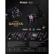 Fishing Reel, Captain SAVEYA G0LD Label X Teben 1500 Reel, Max Drag 6kg, Gear Ratio 5.2:1, 215gr