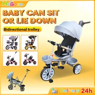 Stroller Bike for Baby bike for 1 year old with lamp Rotating Seat 4 In1 Stroller for baby