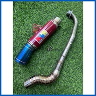 ╯ ➟ ☘️ Nlk Pipe canister conical open specs exhaust Pipe for Wave 125 Xrm 110/125 Wave 100/110/115