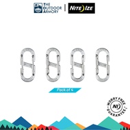 Nite Ize S-Biner NanoLockTM - 4 Pack