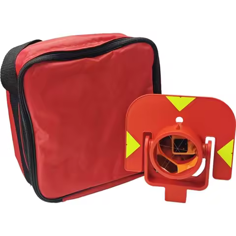 High Quality GPR111 Red Single Prism For Swiss Type Total Stations Prism Surveying Instrument Offset