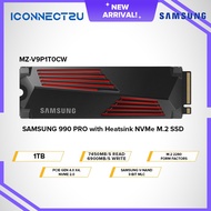 Samsung 990 PRO with Heatsink NVMe M.2 SSD 1TB - MZ-V9P1T0CW