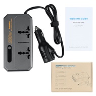 อินเวอร์เตอร์ในรถย อินเวอร์เตอร์ในรถยนต์หม้อแปลงไฟ รถยนต์ / รถบรรทุก ตัวแปลงไฟในรถให้เหมือนไฟบ้าน รอ