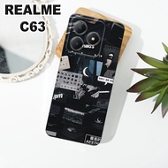 G30 - Latest REALME C63 Softcase 2024 - pro camera softcase - AESTHETIC GIRL Motif - flexible rubber