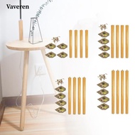 [Vaveren] 4Pcs Wood Furniture Legs Practical Wooden Table Legs for Table Cabinet Couch