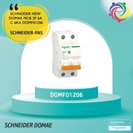Schneider Electric New Domae Mcb - 2P 6A - Domf01206