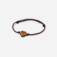 Forestgift Wooden Aries Bracelet | Glow-In-The-Dark Zodiac Bracelet for Men and Women Wanita