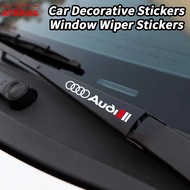 2Pcs Audi Car Sticker Car Window Wiper Stickers Auto Decor Decals Anti-scratch Cover Scratches Stick