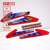 CH CH | Honda win 100 97 red stamp set