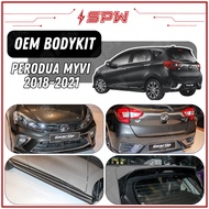 Perodua Myvi (2018-2021) GU Gear Up Bodykit G3 MG3 Body Kit Front Bumper Lip Side Skirt Rear Bumper 