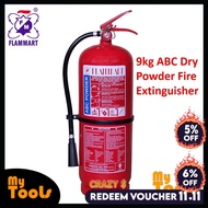 Mytools Flammart 9kg Fire Extinguisher ABC Dry Powder SIRIM Approved Pemadam Api