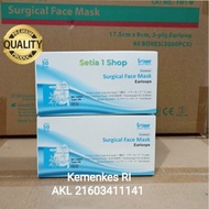 masker 3 ply earloop masker bedah pelindung droplet