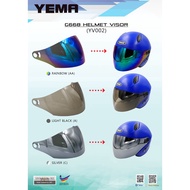 YEMA G668 HELMET VISOR RAINBOW