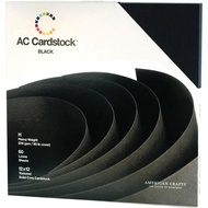 Crafts Textured Cardstock Pack 12"X12" 60/Pkg - Black