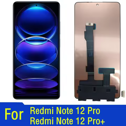 6.67" OLED For Xiaomi Redmi Note 12 Pro plus 22101316UCP 22101316C LCD Display Touch Screen Digitize