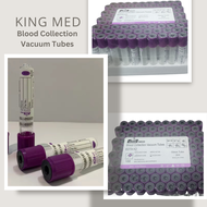 BLOOD COLLECTION TUBES - KING MED EDTA K2 (2ML, 3ML, 5ML, 10ML)