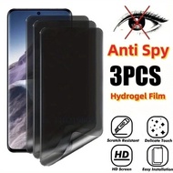 3Pcs Full Cover Anti Blue Light Soft Hydrogel Film For Lava Agni Blaze Amoled Curve Dragon Duo Bold 