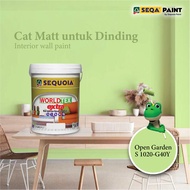 Cat Dalam Berkualiti Baik 5L Emulsion Paint Open Garden S 1020-G40Y 📌 5L Seqa Worldtex Extra 💢 Cat D