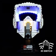 紅外線感應 LEGO 75305 light Scout Trooper Helmet Star Wars 星球大戰 白兵 帝國偵察兵頭盔 75305 lights led 樂高 燈飾 燈色 男朋友 