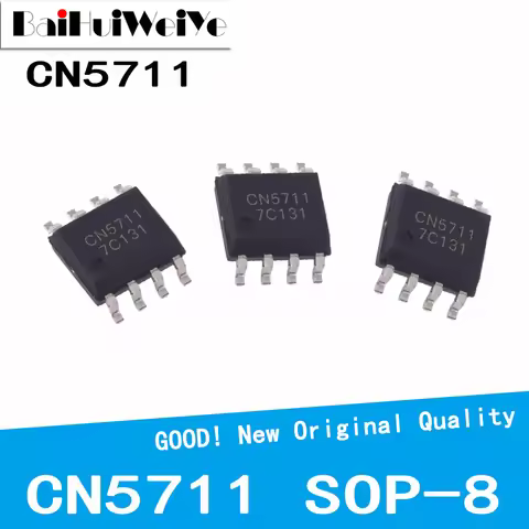 10Pcs/Lot CN5711 High Brightness Light-Emitting Diode LED Driver Chip Integrated IC Patch SMD SOP8 S