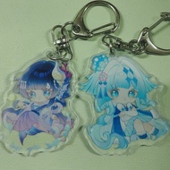 Anime keychain Helektra Hysilens ApoRia432 Cerydra HubRis504 cute chibi transparent mica decoration 