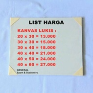 Kanvas Lukis 30x30