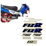 F1zr MARLBORO Blue Motorcycle BODY LES STRIPING Sticker