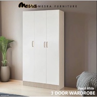 (LIVE EXCLUSIVE) -3 Door Wardrobe / Almari Baju / Almari Pakaian / Wardrobe murah/almari baju murah/