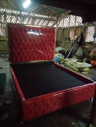 Divan kancing / Ranjang kasur / Divan kasur sandaran tinggi