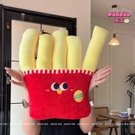 【New Arrival】Creative Potato Chips & Baguette Plush Doll Cartoon Food Pillow for Home Decor Funny Hu