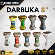 DARBUKA POWER BEAT KEMASAN MATTE HITAM 8 INCI
