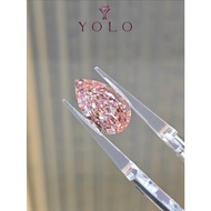 YOLO Lab-grown diamond pear 8.20ct Fancy vivid Pink--8709952962764