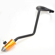 HIAORS Exhaust Mufler Pipe for 2 Stroke 47cc 49cc Pocket Bike Mini ATV Quad Motorcycle Engine Pit Di