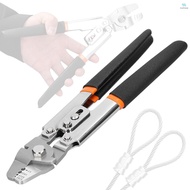 Portable Wire Rope Crimping Tool Clamp Plier Wire Rope Pressing Connector Fishing Lines Crimping Plier Hand Clamp Tool